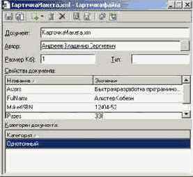 Организация картотеки документов и макетов издательства